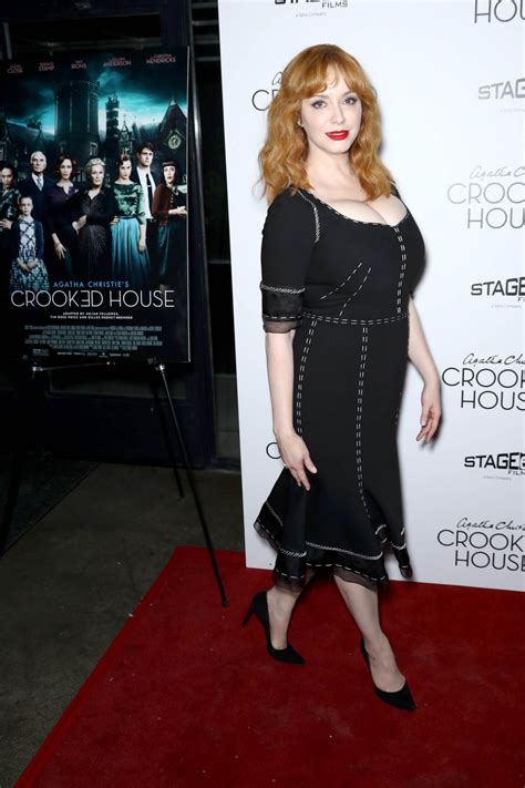 Christina Hendricks At Crooked House Premiere In New York 12132017 Hawtcelebs