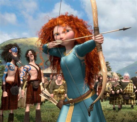 Brave My Favourite Scene Merida Is Shooting For Herself Brave