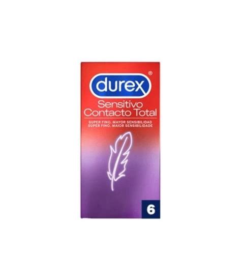 Compra Durex Preservativos Sensitivo Contacto Total Ultra Fino 6