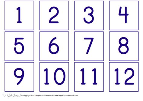 4 Best Large Printable Number Cards 1 20 Printableecom 14 Best Images