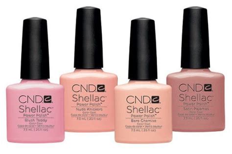 Cnd Shellac Intimites Collection Beautiful Nude Colors Nail Art Hot