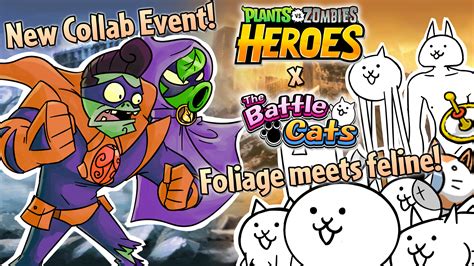 Announcement Heroes X The Battle Cats Collab Event Pvzheroes