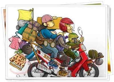 kumpulan gambar kartun lucu edisi mudik lebaran lucu banget