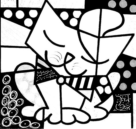 Obras Romero Britto Para Colorir