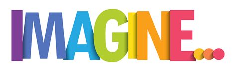 Imagine Vector Typography Banner Stock Illustration Download Image
