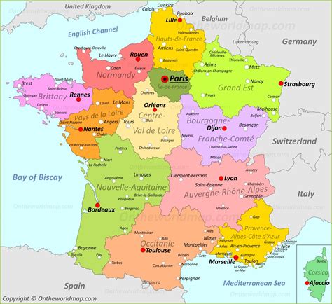 France Map Detailed Maps Of France