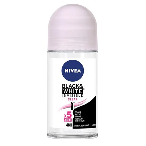 Buy Nivea Deodorant For Women Black And White Invisible Clear Roll On