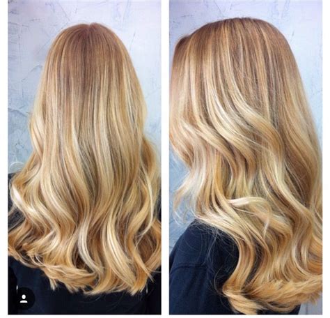 On the opposite end—the warm hair colors—you've got shades infused with red, orange, and yellow. Golden blonde | Blonde hair with highlights, Golden blonde ...