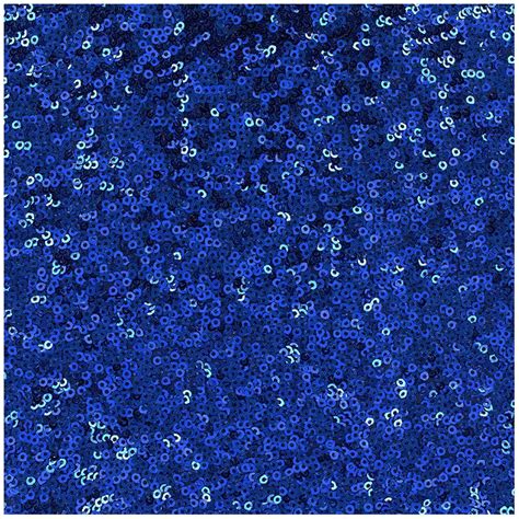 Sewn Sequin Fabric Célébration Royal Blue X 10cm Ma Petite Mercerie