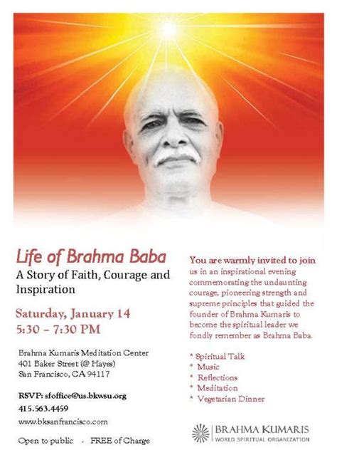 Life Of Brahma Baba South San Francisco Ca Patch