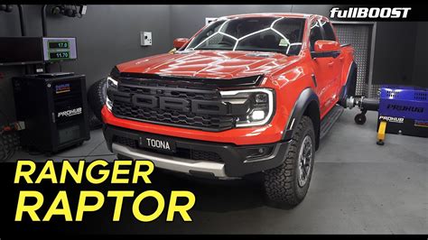 On The Dyno With The New Ford Ranger Raptor V6 Twin Turbo 2wd 4wd