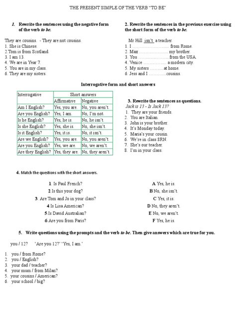 The Present Simple Of The Verb Pdf Style Fiction Linguistic