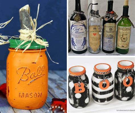 15 Diy Halloween Mason Jar Crafts The Happy Home Life