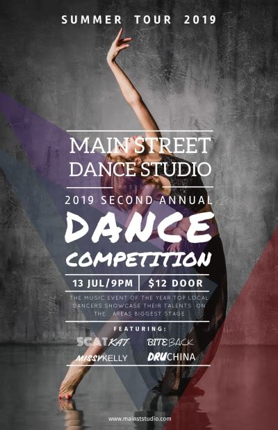 Dance Poster Templates Mycreativeshop