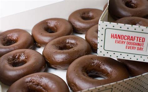 Dunkin' donuts, krispy kreme, and tim horton's all want you to stuff your face with free doughnuts today. Krispy Kreme Dozen Chocolate Glazed Donuts Only $5 with ...