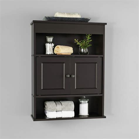 Mainstays Bathroom Wall Mounted Storage Cabinet With 2 Shelves