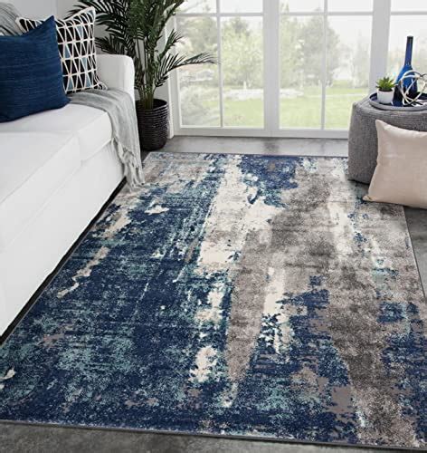 Best Blue Abstract Area Rug For Your Home