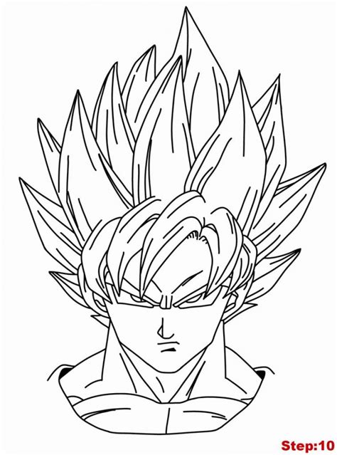 Step 3 draw a 2 like shape on the left side and a letter j shape on the right side. Dragon Ball Z Kai Drawing at GetDrawings | Free download