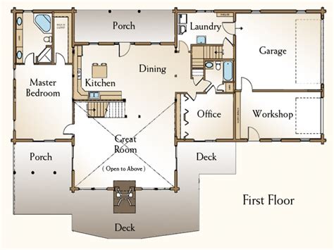 Maybe you would like to learn more about one of these? New 4 Bedroom Log Home Floor Plans - New Home Plans Design