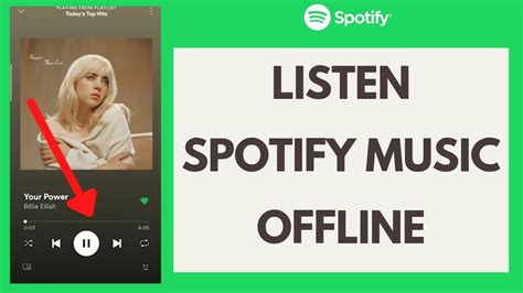 Spotify Offline How To Listen To Music Offline In Spotify Youtube