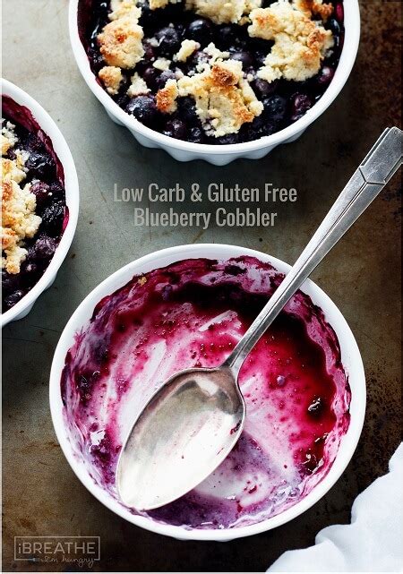 As you can tell, i love home baked goodies. Low Carb Blueberry Cobbler - Gluten Free, Paleo | I ...
