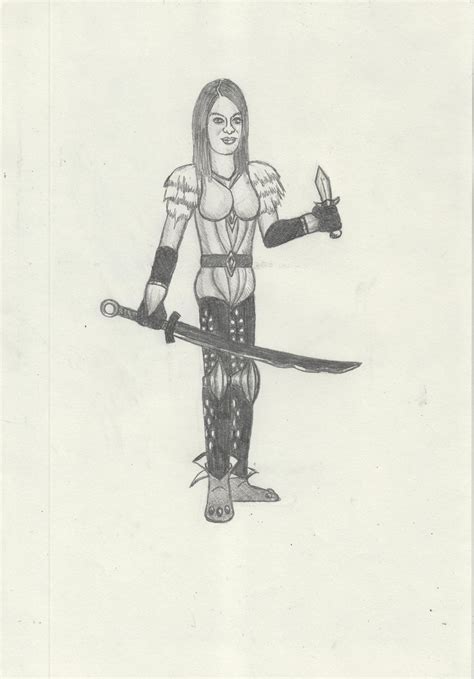Mj Unnamed Warrior Sketch 3 11 14 2022 By Mysticaljusticeworld On