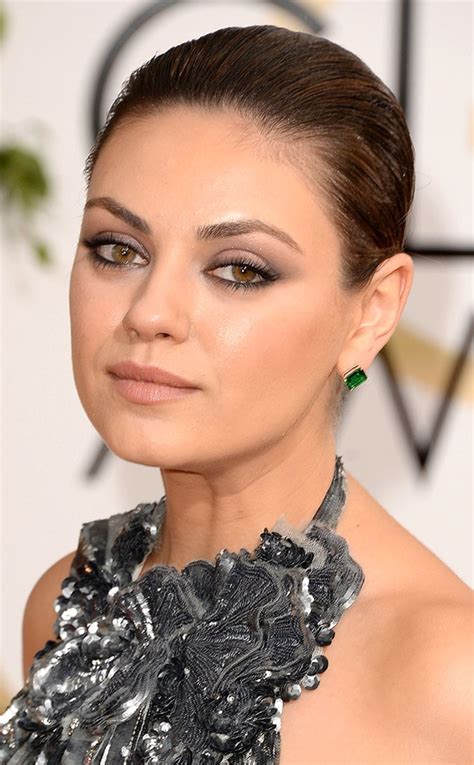 Mila Kunis From Get The Look Golden Globes 2014 Hair And Makeup E News