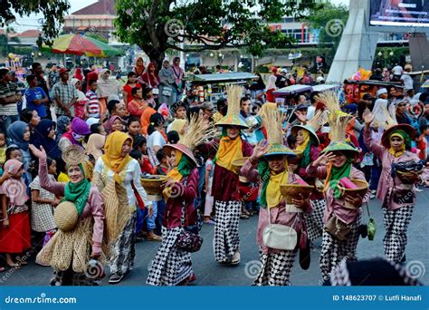 Javanese Arts And Culture Parade In Batang Editorial Photography