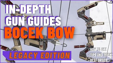 How To Use The Bocek Bow In Apex Legends Youtube