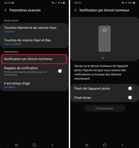 Comment Activer La Notification Par Flash Sur Galaxy S10