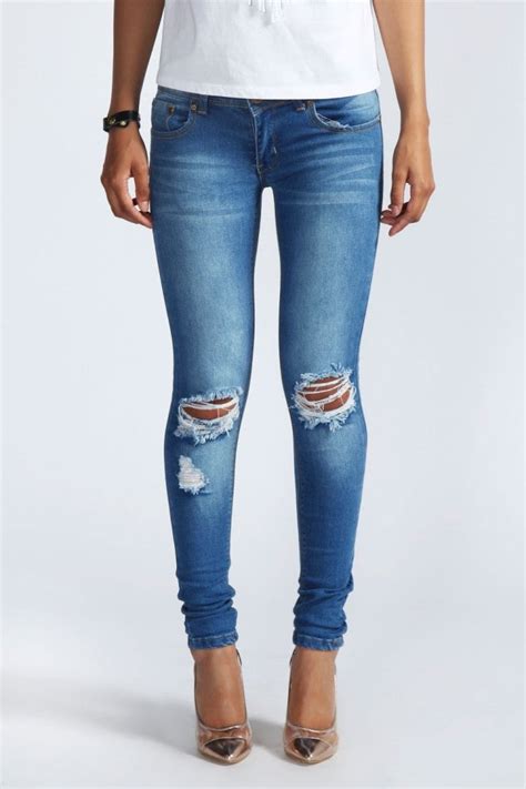Zerrissene Jeans Selber Machen Used Look Ist Total In