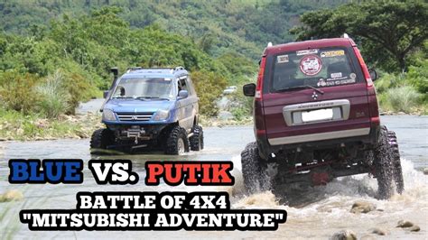 Putik Vs Blue Mitsubishi Adventure 4x4 Eagle Trail Tanay Rizal