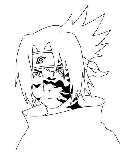 Desenhos De Sasuke Para Pintar Naruto Hokage Kulturaupice