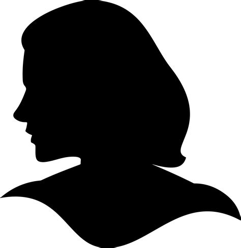 Female Side Silhouette At Getdrawings Free Download