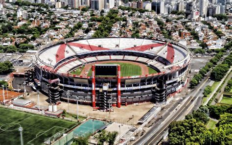 Download Wallpapers River Plate Stadium Aerial View Estadio