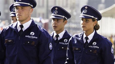 Police Belge Politie Belgique Police Captain Hat Cops