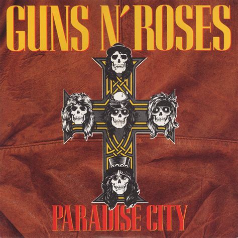 Guns N Roses Paradise City 1989 Solid Centre Vinyl Discogs