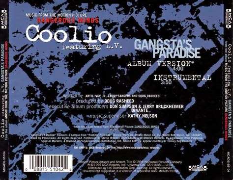 Coolio Feat Lv Gangsta's Paradise - highest level of music: Coolio Feat. L.V. - Gangstas Paradise-(CDS