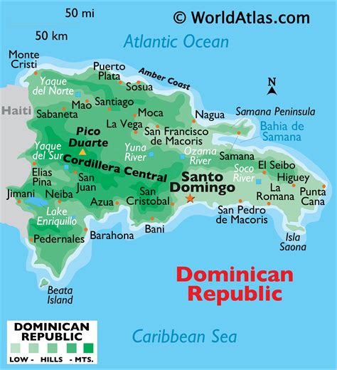 Dominican Republic Map / Geography of Dominican Republic / Map of Dominican Republic ...