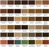 Images of Wood Stain Color Chart Lowes