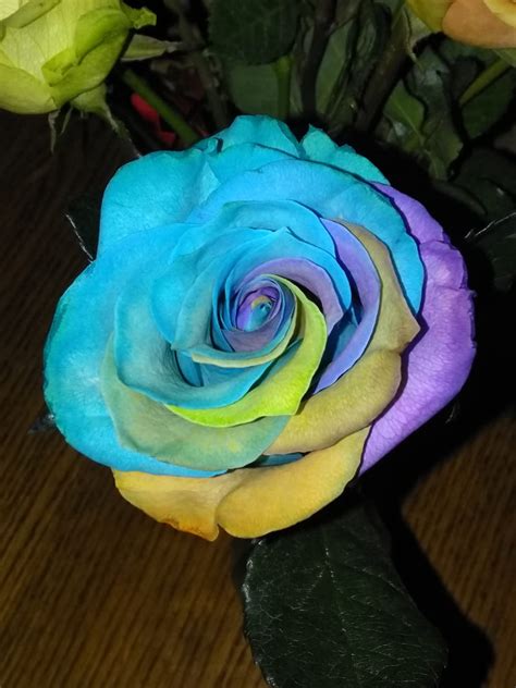 Tye Dye Rose Rainbow Roses Hd Phone Wallpaper Peakpx