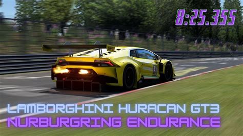 Lamborghini Huracan GT3 Hotlap Setup Nurburgring Endurance
