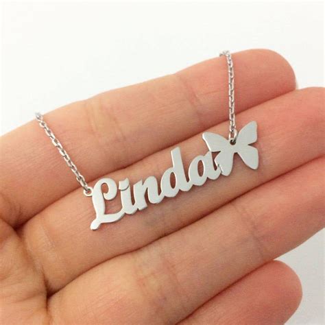 Buy Best Personalized Name Necklace With Butterfly Design Osiyankart