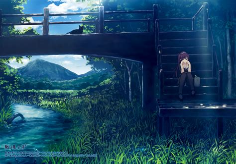 43 Anime Scenery Wallpaper Wallpapersafari