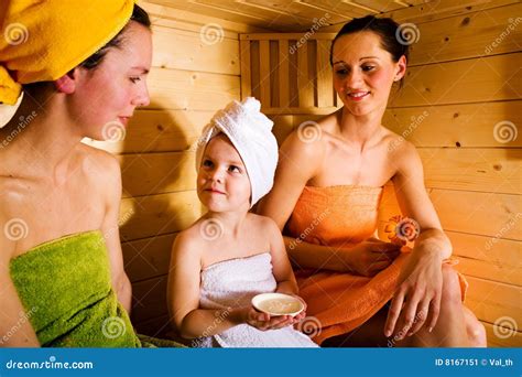 Sauna Girls Stock Image Image Of Heat Towel Leisure