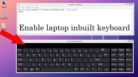 How To Enable Laptop Inbuilt Keyboard In Windows 10 81 7 Smart