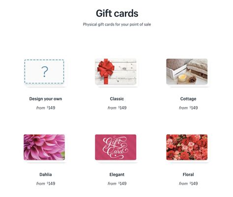 Check spelling or type a new query. Physical gift cards · Shopify Help Center