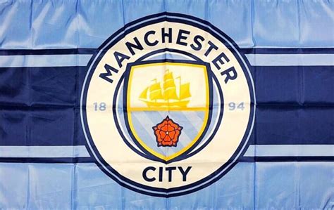 Manchester City Flag 3x5 Ft Blue Banner England Premier Football Soccer