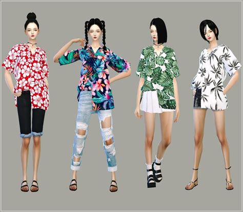 64 Best Sims 4 Cc Finds Korean Clothes Images On