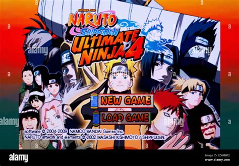 Naruto Ultimate Ninja Sony Playstation PS Editorial Use Only Stock Photo Alamy